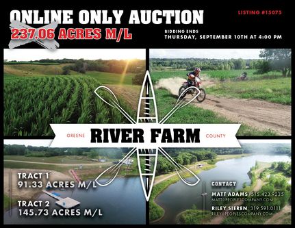 Farm and Ranch in Greene County, Iowa