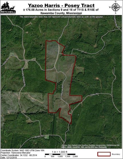 Recreational Property in Itawamba County, Mississippi