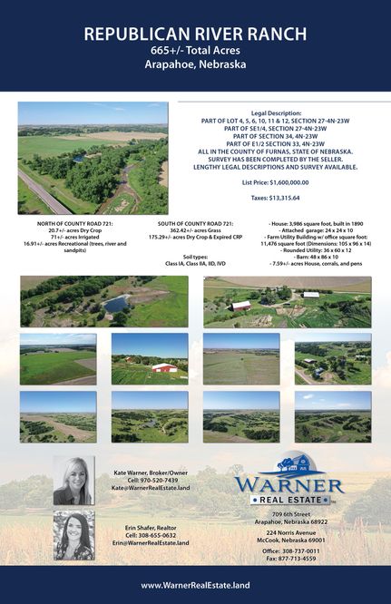 Farm and Ranch in Furnas County, Nebraska