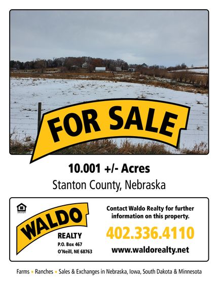 Horse Property in Stanton County, Nebraska
