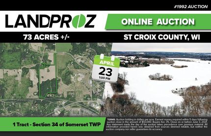 Timberland Property in Saint Croix County, Wisconsin