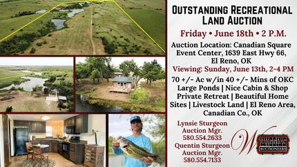 Farm and Ranch in Canadian County, Oklahoma