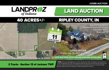 Farm and Ranch in Ripley County, Indiana