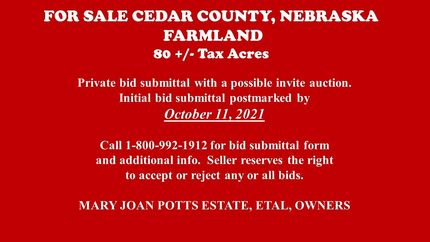 Farm and Ranch in Cedar County, Nebraska