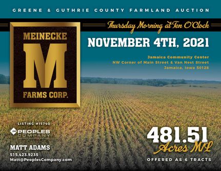 Farm and Ranch in Greene County, Iowa