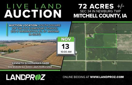Farm and Ranch in Mitchell County, Iowa
