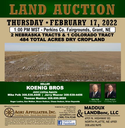 Land in Perkins County, Nebraska