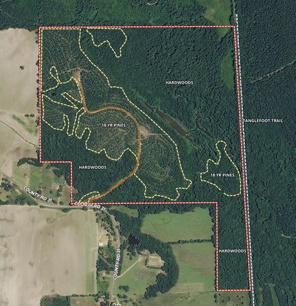 Land in Chickasaw County, Mississippi