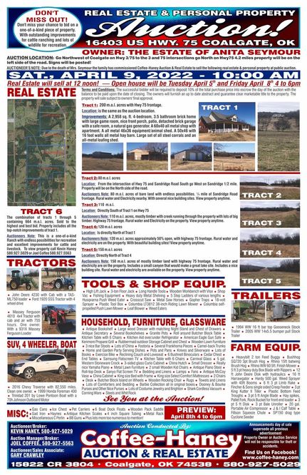 Undeveloped Land in Coal County, Oklahoma