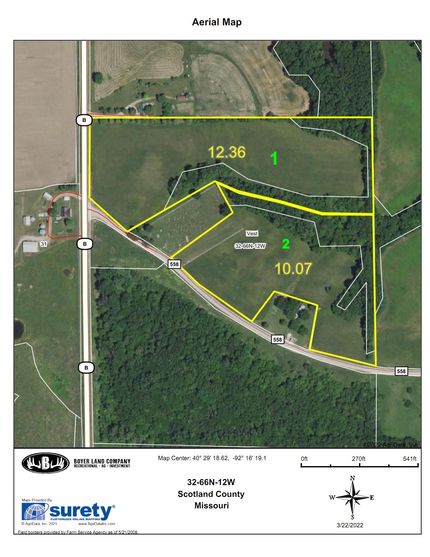 Undeveloped Land in Scotland County, Missouri
