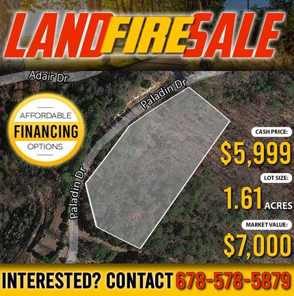 Undeveloped Land in Gordon County, Georgia