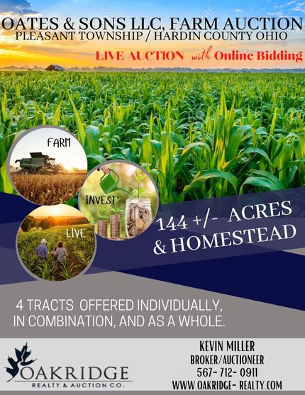 Farm and Ranch in Hardin County, Ohio