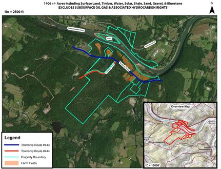 Undeveloped Land in Wyoming County, Pennsylvania