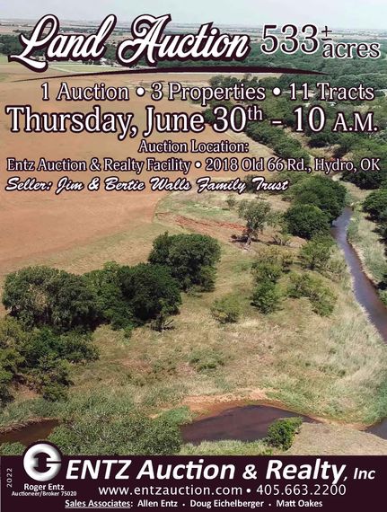 Land in Caddo County, Oklahoma
