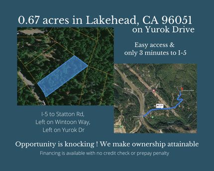 Undeveloped Land in Shasta County, California