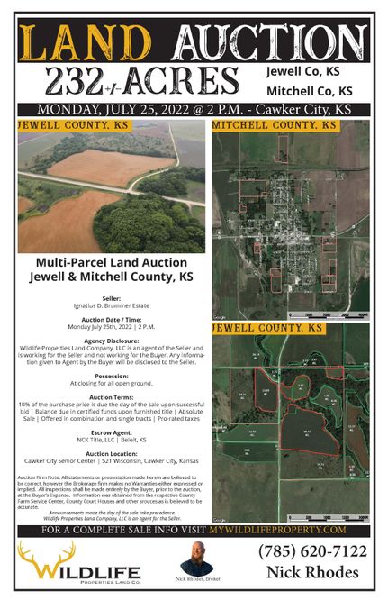 Undeveloped Land in Mitchell County, Kansas