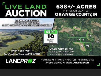 Timberland Property in Orange County, Indiana