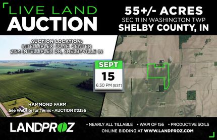 Farm and Ranch in Shelby County, Indiana