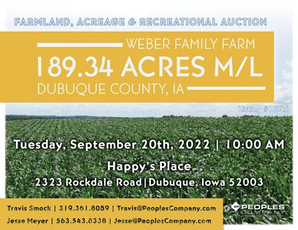 Farm and Ranch in Dubuque County, Iowa