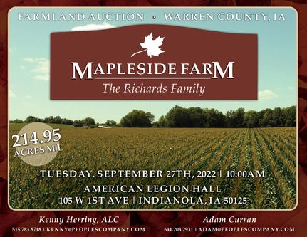 Farm and Ranch in Warren County, Iowa