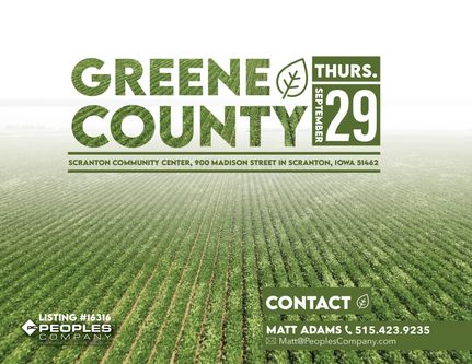 Farm and Ranch in Greene County, Iowa