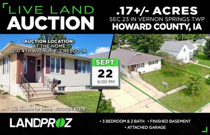 Farm and Ranch in Howard County, Iowa