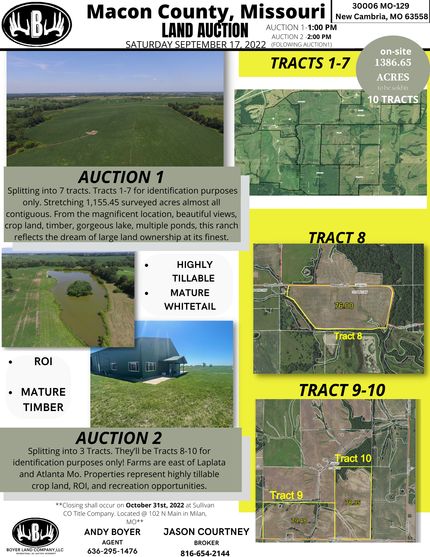 Farm and Ranch in Macon County, Missouri