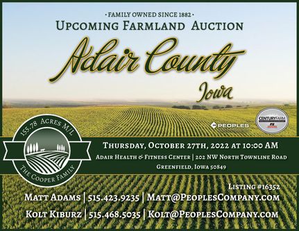 Farm and Ranch in Adair County, Iowa
