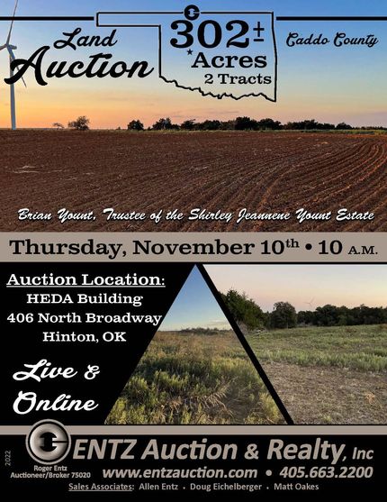 Farm and Ranch in Caddo County, Oklahoma