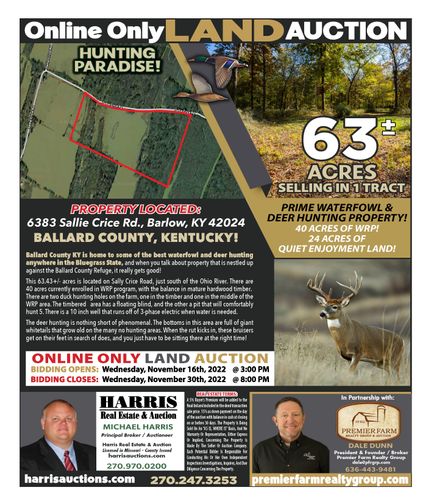 Recreational Property in Ballard County, Kentucky