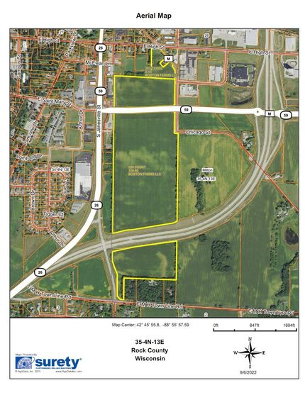 Farm and Ranch in Rock County, Wisconsin