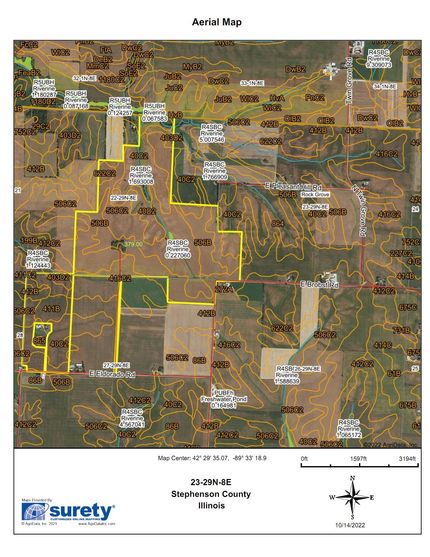 Land in Stephenson County, Illinois