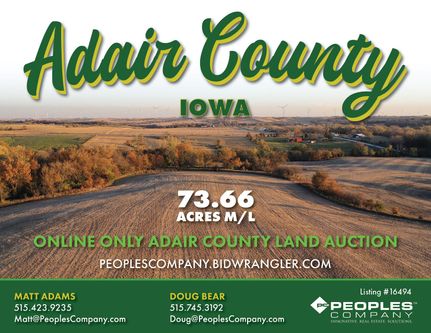 Timberland Property in Adair County, Iowa