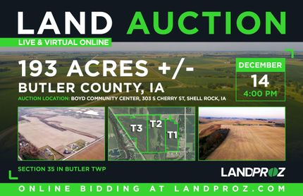Undeveloped Land in Butler County, Iowa