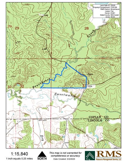 Timberland Property for sale in Copiah County, Mississippi