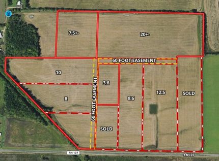 Undeveloped Land in Lamar County, Texas