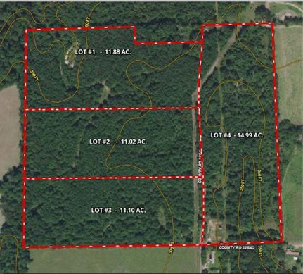 Undeveloped Land in Rusk County, Texas