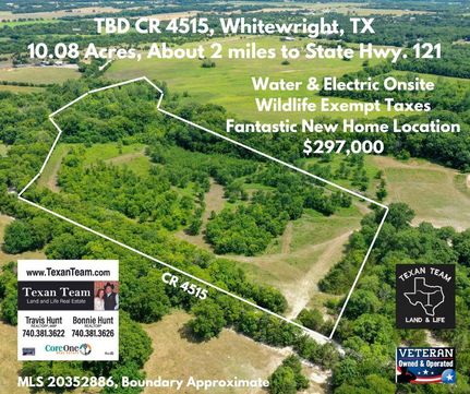 Undeveloped Land in Fannin County, Texas