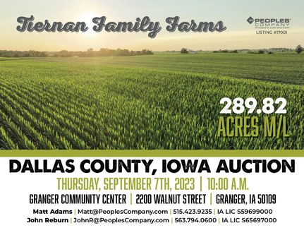 Farm and Ranch in Dallas County, Iowa
