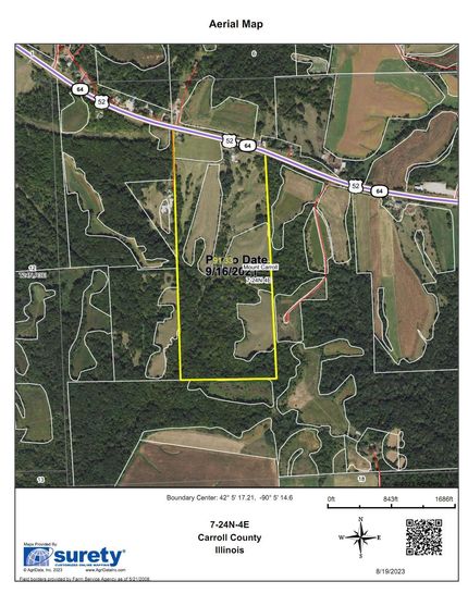Land in Carroll County, Illinois