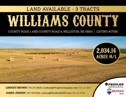 Land in Williams County, North Dakota