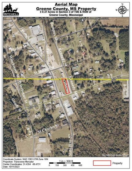 Undeveloped Land in Greene County, Mississippi