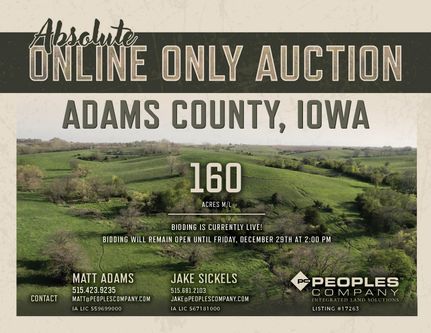 Farm and Ranch in Adams County, Iowa