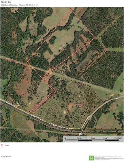 Undeveloped Land in Caldwell County, Texas