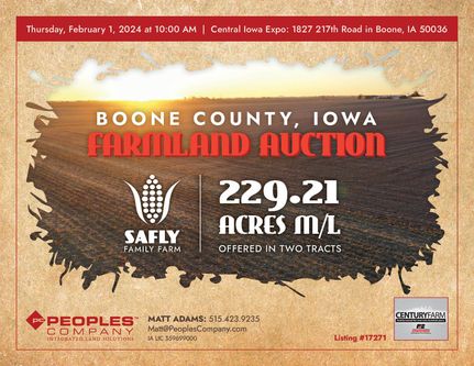 Farm and Ranch in Boone County, Iowa