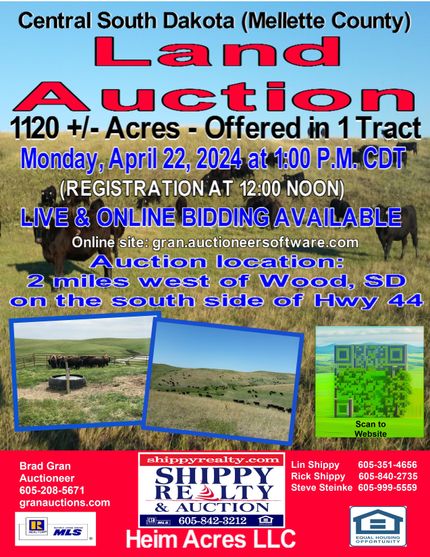 Hunting Property in Mellette County, South Dakota
