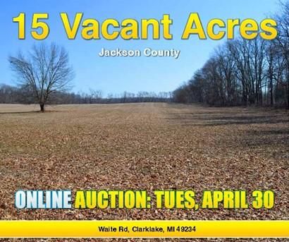 Undeveloped Land in Jackson County, Michigan