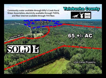 Timberland Property in Yalobusha County, Mississippi