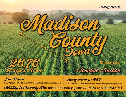 Farm and Ranch in Madison County, Iowa