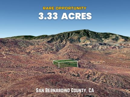 Undeveloped Land in San Bernardino County, California